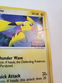 Pikachu 78/110 Reverse Holo stamped EX Holon Phantoms Pokemon Damaged - Image 5