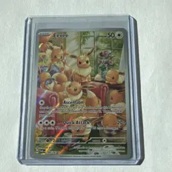 Pokemon Eevee Sv06: Twilight Masquerade 188/167 Illustration Rare Full Art Holo - Image 1