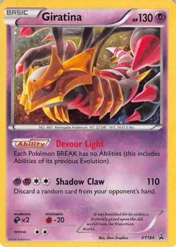 Giratina XY184 Promo XY Black Star Promos Pokemon HP/DMG - Image 1