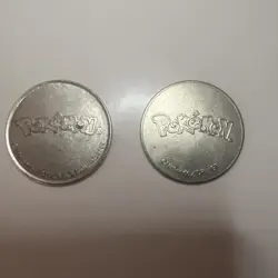 Pokemon TCG Toys 2001 Vintage Luiga Metal Coin - Wizards WOTC Token - TWO - Image 2