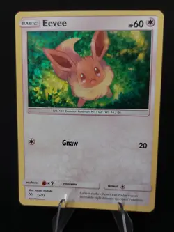 Eevee 12/12 - Holo McDonalds Promo 2019 Pokemon TCG - MP - Image 1