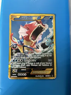 Pokemon Gyarados EX Breakpoint Secret Rare Full Art Holo HP180 #123/122 TCG - Image 1