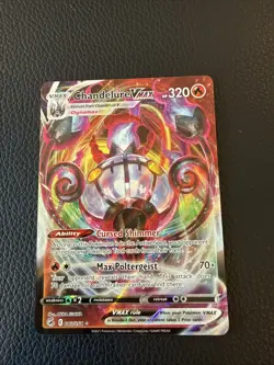 POKEMON TCG - Chandelure VMAX - Fusion Strike - 040/264 - Full Art - NM - Image 1
