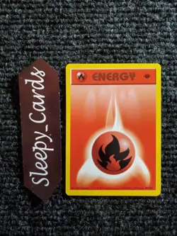 Pokemon - Fire Energy 98/102 - 1st Edition Shadowless Base Set NM - Image 1