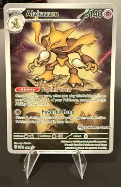 Alakazam #9 - Pokemon Center Promo - Mega Evolution - Near Mint Condition - Image 1