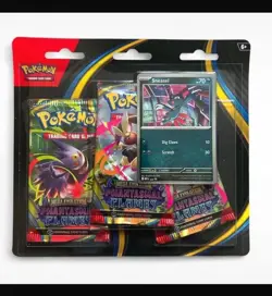 Pokemon TCG Phantasmal Flames 3 Pack Triple Blister Sneasel Sealed - Image 1