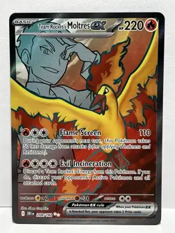Team Rocket's Moltres Ex #208 Pokemon Destined Rivals - Image 1