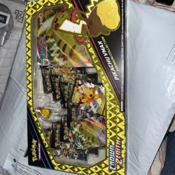 Pokemon TCG Crown Zenith Pikachu Vmax Premium Collection Box (7 Packs) (NISB) - Image 1