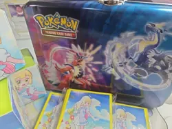 Pokemon TCG Lillie Lot - 3 Sets of Lillie Sleeves Deck Boxes With Chest & Dice - Image 4