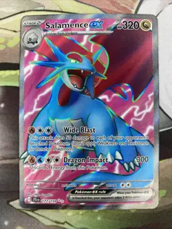 Salamence ex 177/159 Ultra Rare Sv09: Journey Together Pokemon TCG NM - Image 1