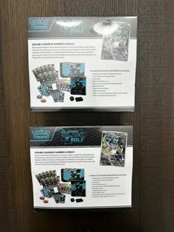Pokemon TCG Scarlet Violet Black Bolt Elite Trainer Box ETB Lot Of x2 New SEALED - Image 2