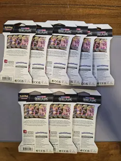 Pokemon Rebel Clash Sleeved Booster Packs X9 - Image 2