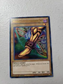 1x Yugioh Right Leg Of The Forbidden One YGLD-ENA18 Ultra Rare 1st Ed LP - Image 1