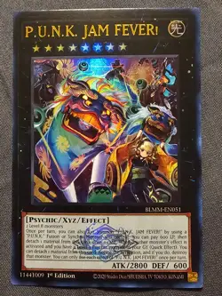 P.U.N.K Jam Fever! BLMM-EN051 Ultra Rare NM 1st Edition Yu-Gi-Oh! - Image 1