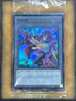 Yugioh Shark & Number 32: Shark Drake Token TKN5-EN020 Super Rare SEALED - Image 1