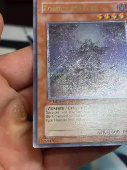 Yugioh Zombie Master TAEV-EN039 Ultimate Rare 1st Edition Moderate Play - Image 5