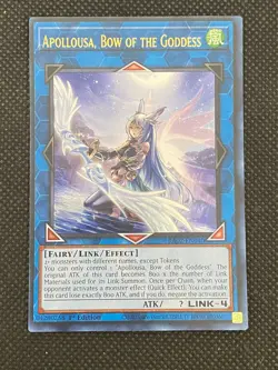 YuGiOh! - Apollousa, Bow Of The Goddess RA02-EN040 Ultra Rare 1st Edition NM - Image 1
