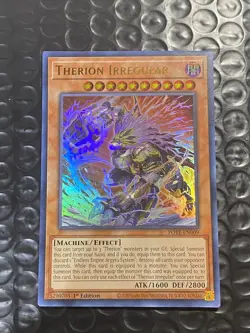 YuGiOh! - Therion Irregular POTE-EN009 Ultra Rare 1st Edition Near Mint - Image 1