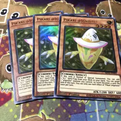 Yugioh Pikari @Ignister X3 Ultra Rare MP21-EN001 1st NM Playset - Image 1