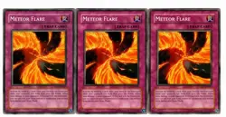 Yugioh- 3X Meteor Flare - Common - Unlimited - ABPF-EN067 - Near Mint - Image 1