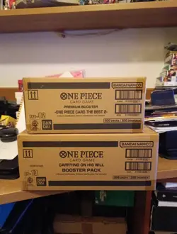 One Piece TCG Sealed Case 12x Box OP13 ENG + 1Case Sealed Prb02 10 Box - Image 1