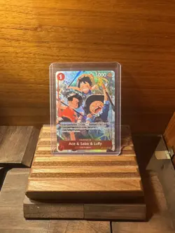 Ace & Sabo & Luffy (Alt Art) OP13-007 English Carrying On His Will One Piece - Image 1