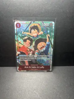 Ace & Sabo & Luffy (OP13-007) - Alt Art - One Piece: Carrying On His Will - Eng - Image 1