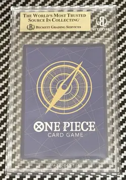 One Piece The Best Premium Booster ST03-005 Dracule Mihawk Full Art Foil BGS 9.5 - Image 2