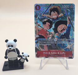 Ace & Sabo & Luffy Alt Art OP13-007 Carrying On His Will One Piece TCG - Image 1