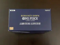 One Piece Romance Dawn Empty First Wave Blue Bottom Booster Box + 24 Empty Packs - Image 3