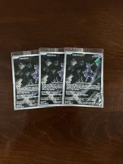 MEWTWO SVP 052 Scarlet Violet 151 Promo Illustration Rare Pokemon Card SEALED x1 - Image 1