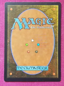 Magic The Gathering MIRAGE MOUNTAIN D land card MTG - Image 2
