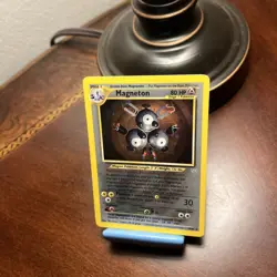 Magneton 10/64 HOLO Rare Neo Revelation WOTC Vintage Pokemon Card - Image 3