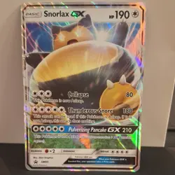 Pokemon TCG Snorlax GX SM05 Sun Moon Black Star Promo Card - Image 1