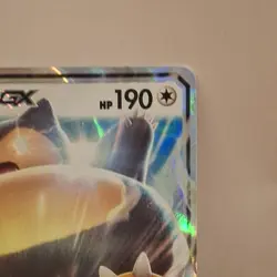 Pokemon TCG Snorlax GX SM05 Sun Moon Black Star Promo Card - Image 3