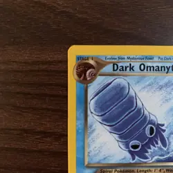 Pokemon TCG Dark Omanyte Neo Destiny Card 37/105 Unlimited NM Tomokaza Komiya - Image 3