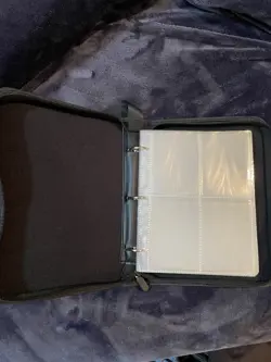 Leather Blastoise 3 Ring Pokemon Card Binder! 4 Pocket Double Sided! - Image 3