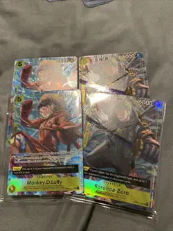 One Piece Illustration Box Vol 3 Roronoa Zoro & Monkey.D.Luffy Promo Cards ENG - Image 1