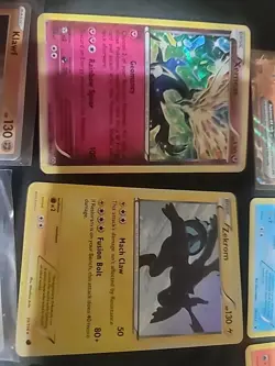 12 Card Pokemon LOT Meloetta Skeledirge Zekrom Kyurem Reshiram - Image 4