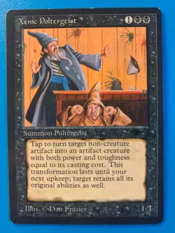 MTG 1x Xenic Poltergeist Antiquities OLD SCHOOL Magic the Gathering Card x1 LP - Image 1