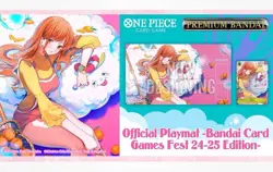 One piece Official Nami Playmat Bandai Card Game Fest 24-25 (No Card) - Image 2