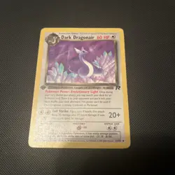 Dark Dragonair 1st Edition Team Rocket Non Holo Pokemon Card #33 Vintage WOTC - Image 1
