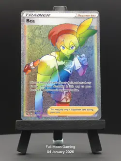 Pokemon Card Bea 193/185 Vivid Voltage Rainbow Rare Secret Rare Near Mint - Image 1
