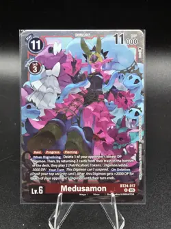 BT24-017 Medusamon Time Stranger Digimon Card Game - Image 1