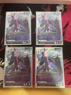 4x Aile Strike Gundam Lr ST04-001 Gundam Card Game - Image 1