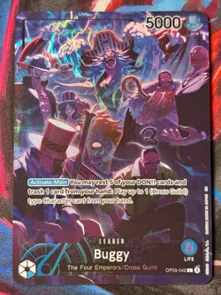 Buggy (English Version 2nd Anniversary Set) OP09-042 One Piece Promotion Cards - Image 1