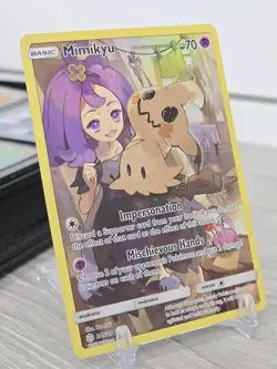 Pokemon Card TCG Mimikyu 245/236 Cosmic Eclipse Full Art Secret Rare Holo LP - Image 1