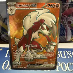Lycanroc ex - 241/193 - Pokemon Paldea Evolved Full Art Ultra Rare Card NM - Image 1