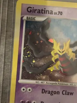 Pokemon TCG Giratina Card 28/127 Platinum Holo Rare SWIRL - Image 3