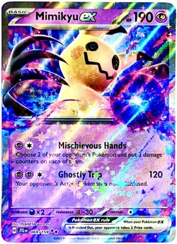 Mimikyu ex 069/159 Ultra Rare Pokemon Card TCG 2025 S&V Journey Together NM+ - Image 1
